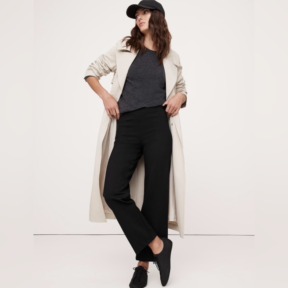 NWT! Banana Republic Black Straight Everywhere Ponte Ankle Pant - Multiple